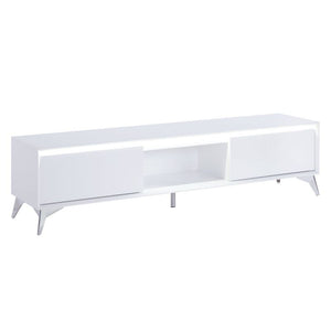  White & Chrome Finish
