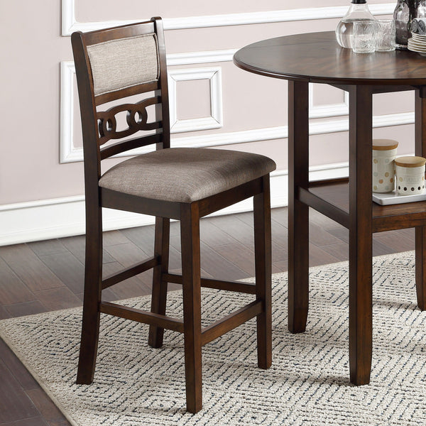 Gia - Counter Chairs (Set of 2) - Cherry