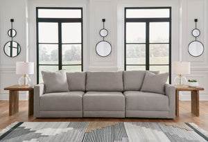 Searching for seating that expertly harmonizes form and function? This sectional sofa has you covered. Making a sleek statement in spaces from transitional to modern, its neutral upholstery brings an airy, upscale feel to the clean-lined silhouette. And t