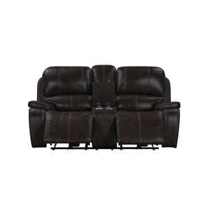 Brookings - Console Loveseat With Dual Recliners - Charcoal