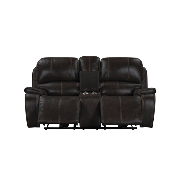 Brookings - Console Loveseat With Dual Recliners - Charcoal