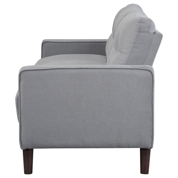 Bowen - Upholstered Track Arm Tufted Sofa - Gray