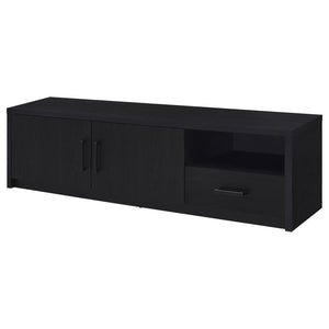 Murray - 70## 2-Door TV Stand Media Console - Black