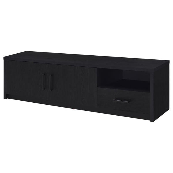 Murray - 70## 2-Door TV Stand Media Console - Black