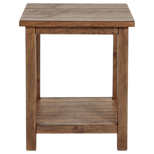  it features a square silhouette suited for farmhouse or casual interiors. Its open lower she