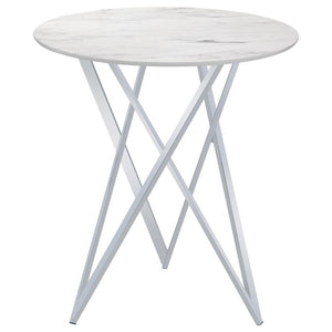 faux white marble top