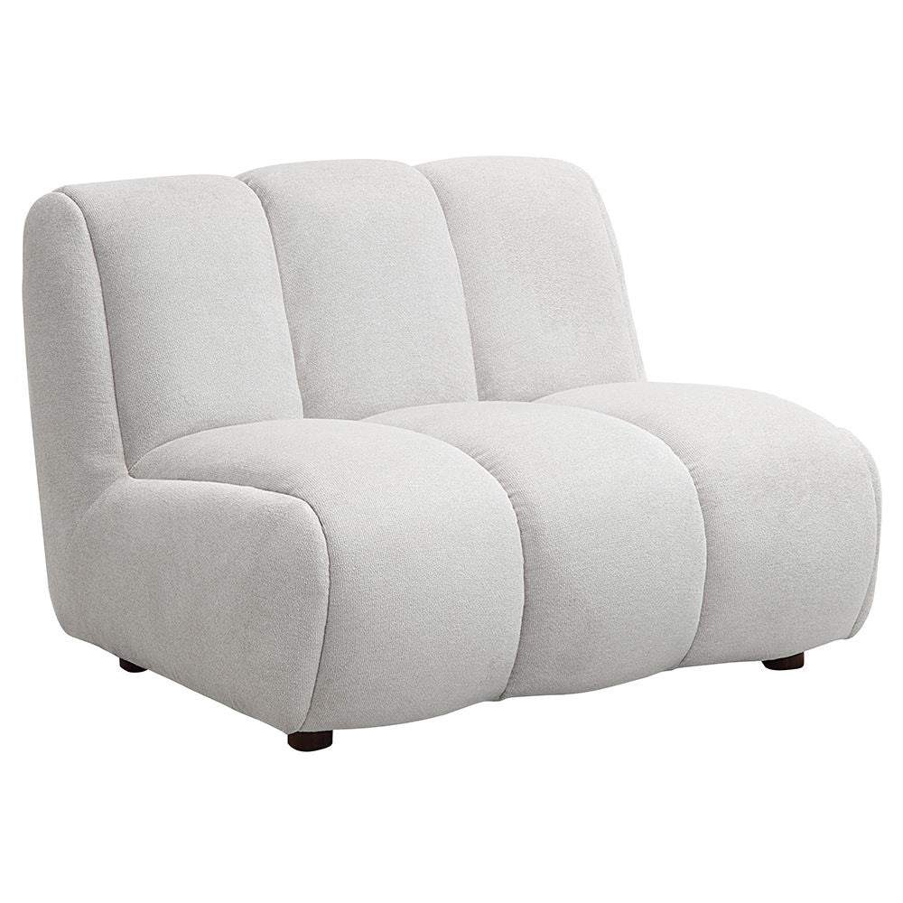Manilla - Chair - White<br/><br/><b>Product Features</b><ul><li>Seat Construction: Pocket Coil</li><li>Wooden Inner Frame</li><li>Tight Seat & Back Cushion</li><li>Channel Tufted</li><li>Accent Pillows Included</li></ul><br/>