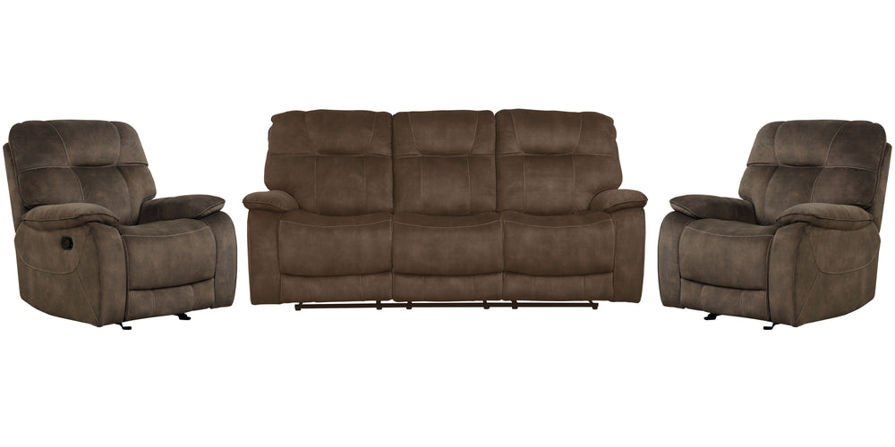 Imagine the cozy feeling of reclining in furniture this beautiful. with welcoming character, Cooperâ€™s manual recline features let you put your feet up in style while ensconced in relaxation. Its heavy-weight, high-performance cover is available in neutr