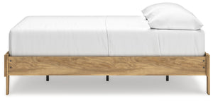 Bermacy - Light Brown - Full Platform Bed