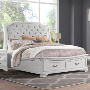 Lyndhurst - 5/0 Queen Bed - White