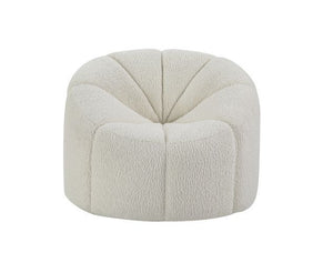 Seat Construction: Full FoamChair with Swivel Function<br/><br/><b>Product Features</b><ul><li>Seat Construction: Full Foamâ€§Chair w/Swivel Functionâ€§Tight Seat & Back Cushionâ€§Wooden Inner Frame</li><li>Case: 1Pc/1Ctn</li><li>Finish: White Teddy Sherp