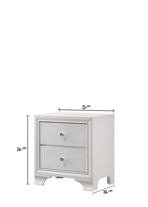 Lyssa - Full 5 Piece Bedroom Set - White