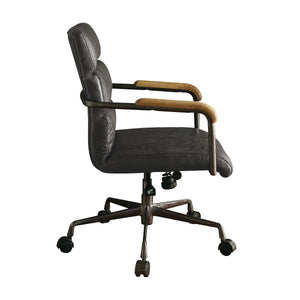Harith - Executive Office Chair - Antique Slate Top Grain Leather