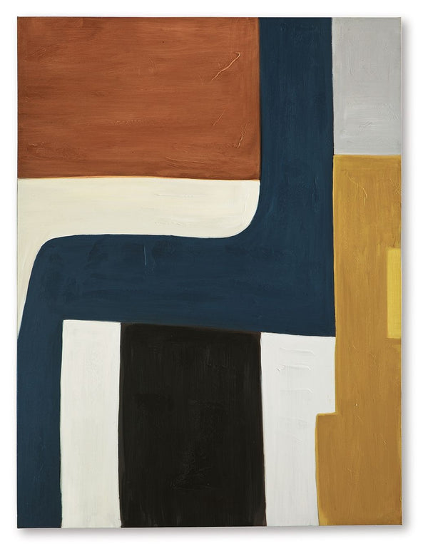 This artwork is more than just wall decorâ€”it-'s a sophisticated statement. With impeccable craftsmanship and striking colors, it brings energy, depth and boldness to your home. This gallery wrapped abstract art exudes a lifestyle of quiet luxury.<br/><b
