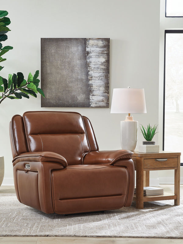  maximum impact. This power recliner exudes sheer luxury. Rich
