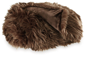 Indulge your taste for luxury with this throw. Its delicious faux fur texture adds a dreamy decadence to your reading nook or napping chair. A soft, soothing neutral tone makes the sumptuous throw a natural fit.<br/><br/><b>Product Features</b><ul><li>Acr