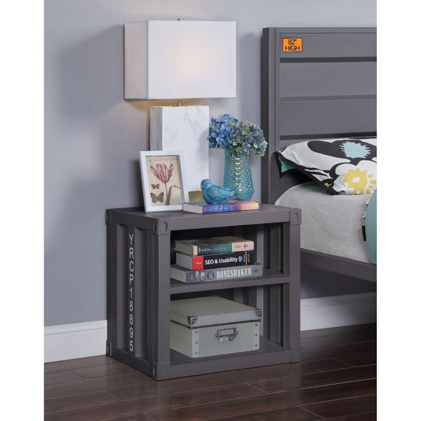 KD, Storage: 2 Open Compartments (1 Metal Fixed Shelf) Features: Metal Frame, Recessed Panels (Cargo Container Panels) (NO LEGS) CONSTRUCTION Metal Case: Iron Plate (40 x 40mm) Clearance Floor to Bottom Frame?<br/><br/><b>Product Features</b><ul><li>Case: