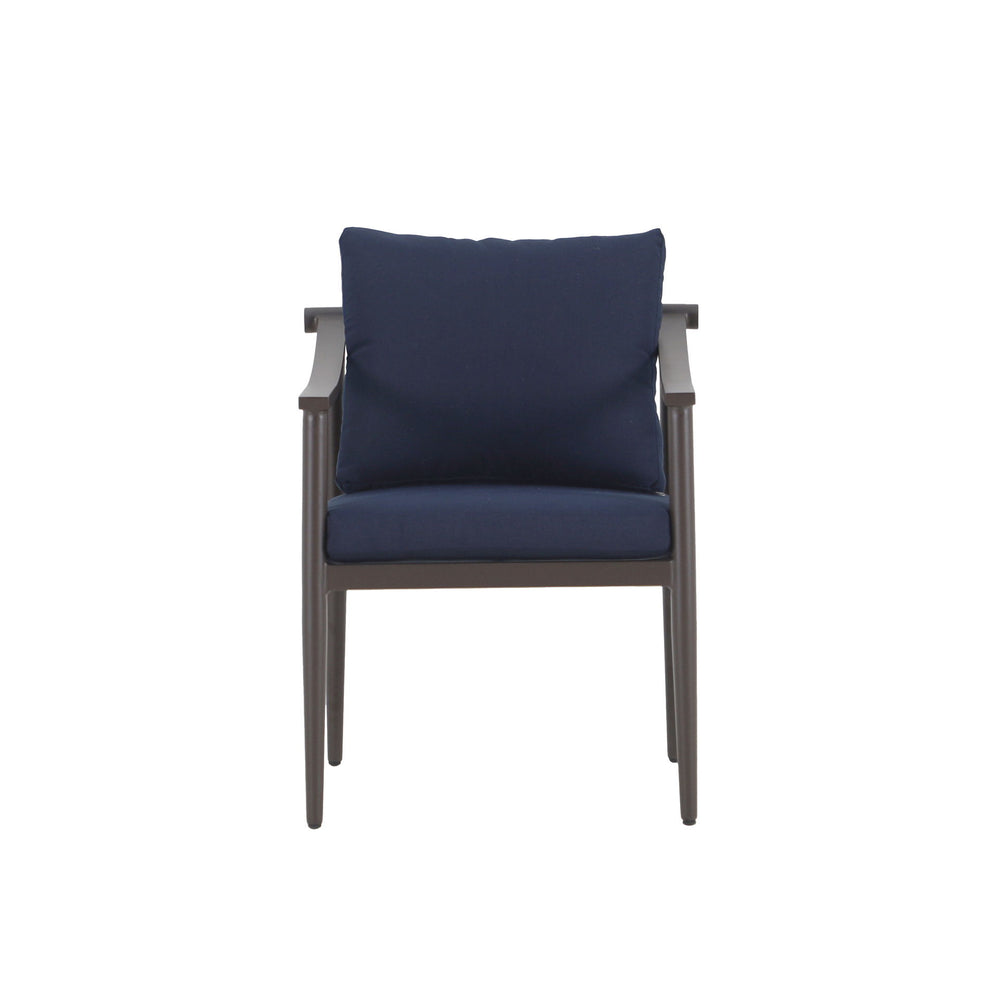 The Moana Patio Side Chairs offer a durable and stylish seating solution for your outdoor space. Built with aluminum frames and a baked-on powder coat finish, these chairs provide excellent resistance to scratches and the elements, ensuring long-lasting u