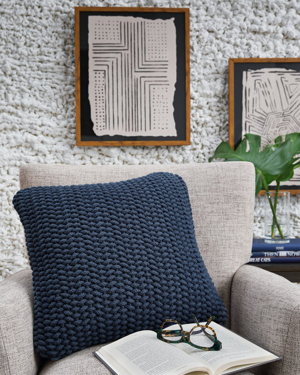  this pillow welcomes cozy style to your sofa