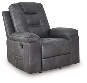 Sink into comfort with this recliner. Wrapped in a warm and inviting faux leather, itâ€™s an ideal companion for curling up with a book or catching up on the latest streaming show. And you can melt away the dayâ€™s stress at the touch of a buttonâ€”its ea