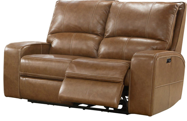 Swift - Power Reclining Sofa And Loveseat - Bourbon
