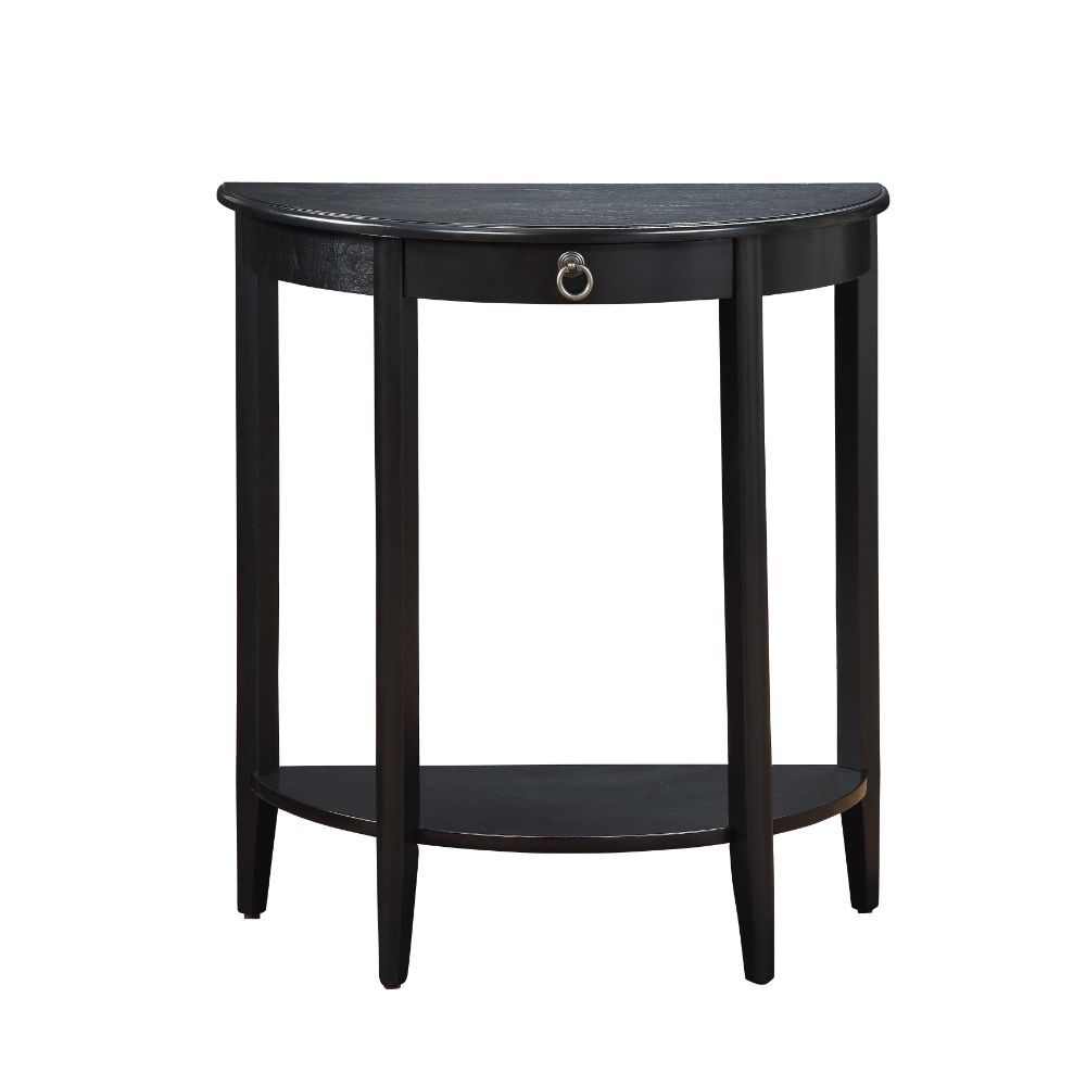 Give a touch of Transitional modish scheme to your home with this Justino II console table. With its simple design, you can place it beside your entry doorway to add a welcoming sensation. Featuring a lower display shelf, this piece furthermore become a s