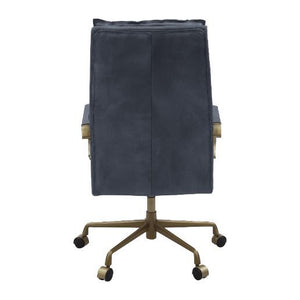 Tinzud - Office Chair - Gray Leather