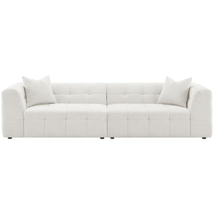  a detailed grid tufted design