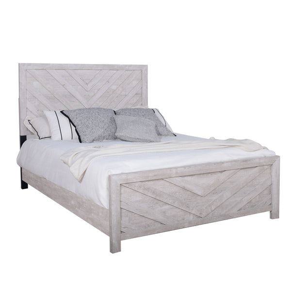Meet the Biscayne Bed, meticulously crafted with durable manufactured wood and adorned with an Eco-Friendly decorative laminate for enduring strength and stability. Its Driftwood finish exudes a light, airy ambiance, perfect for unwinding after a hectic d