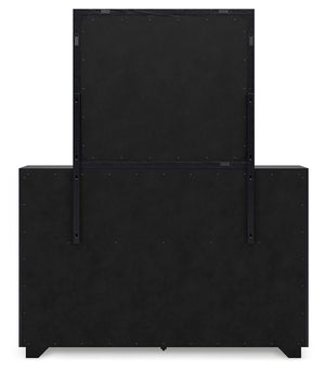 Londer - Black - Dresser And Mirror