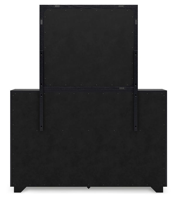 Londer - Black - Dresser And Mirror