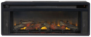 Entertainment Accessories - Black - Fireplace Insert - Rectangular