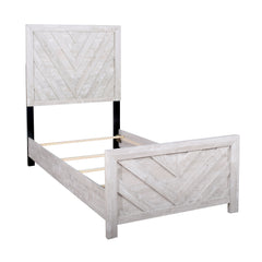 Meet the Biscayne Bed, meticulously crafted with durable manufactured wood and adorned with an Eco-Friendly decorative laminate for enduring strength and stability. Its Driftwood finish exudes a light, airy ambiance, perfect for unwinding after a hectic d