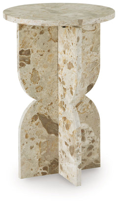 Looking for a unique piece that-'s a real conversation starter? This accent table combines the stunning beauty of natural stone with a head-turning sculptural base for an ultra-contemporary look. Whether it-'s in your entryway or main living space, this p