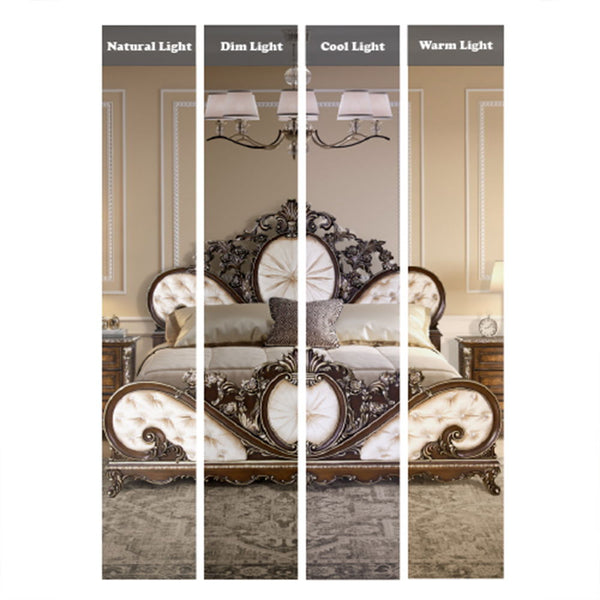 Devany - Queen Bed - Cream And Cherry