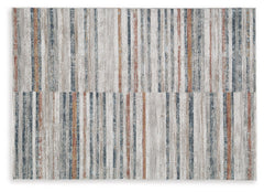 This rug enhances your home with a clean, modern touch. Featuring a stripe design, it provides plush comfort and neutral tones that fit most decors. The rug-'s richly understated palette keeps the look chic and upscale.<br/><br/><b>Product Features</b><ul