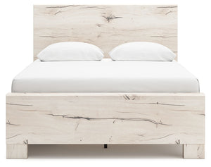 Lawroy - Light Natural - Queen Panel Bed With Under Bed Storage