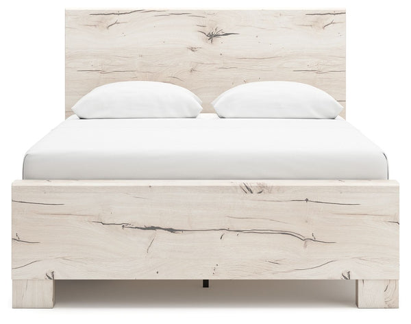 Lawroy - Light Natural - Queen Panel Bed With Under Bed Storage