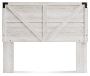 Shawburn - Whitewash - Queen Crossbuck Panel HDBD