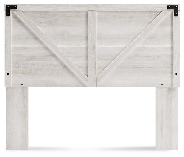 Shawburn - Whitewash - Queen Crossbuck Panel HDBD