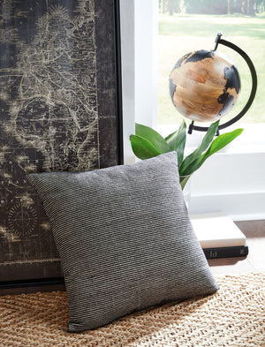  clean aesthetic to your space with this pillow. Sure to please with its chic striped design