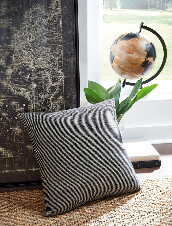  clean aesthetic to your space with this pillow. Sure to please with its chic striped design