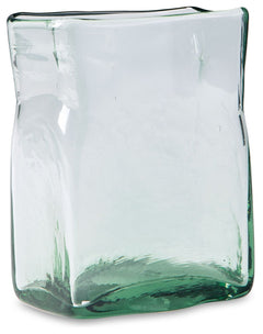This vase, made of transparent green glass, provides a sturdy foundation for a full bouquet of your favorite long-stemmed blooms. With a fluted wide opening, the beautiful vessel provides ample room to place flowers perfectly. Or use it with flameless can
