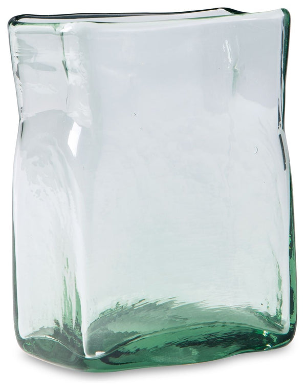 This vase, made of transparent green glass, provides a sturdy foundation for a full bouquet of your favorite long-stemmed blooms. With a fluted wide opening, the beautiful vessel provides ample room to place flowers perfectly. Or use it with flameless can