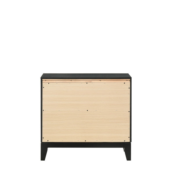 Haiden - Nightstand - Weathered Black Finish