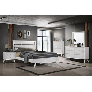 Cerys - Queen Bed - White