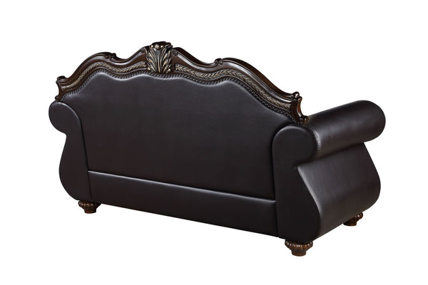 Maximus - Loveseat Backrest - Dark Brown