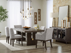 Burkhaus 7pc Dining Room with 18" leaf