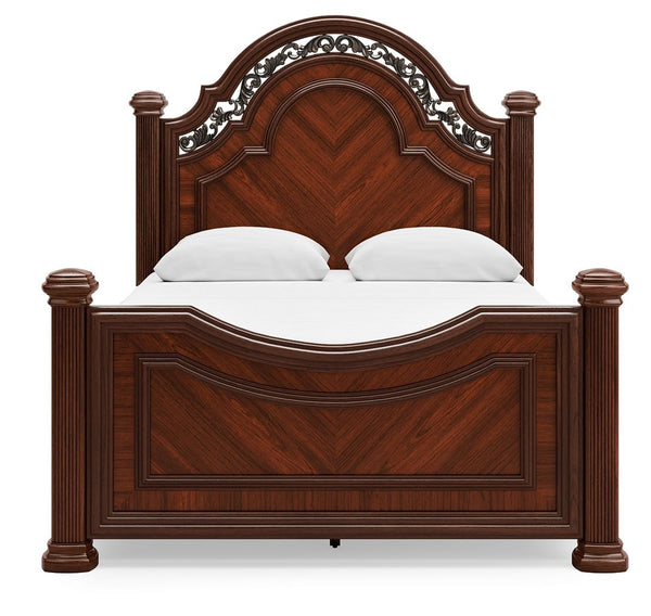 Lavinton - Brown - Queen Poster Bed