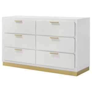 Caraway - 6-Drawer Dresser - White